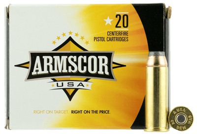ARMSCOR Armscor 44 Mag 240gr Jhp - 20rd 25bx/cs Ammo