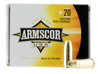 ARMSCOR Armscor Defense Pistol Ammo 9mm 124 Gr. Jhp 20 Rd. Ammo