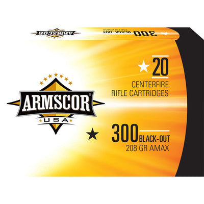 ARMSCOR Armscor Target Rifle Ammo 300 Aac Blackout 208 Gr. Amax 20 Rd. Ammo