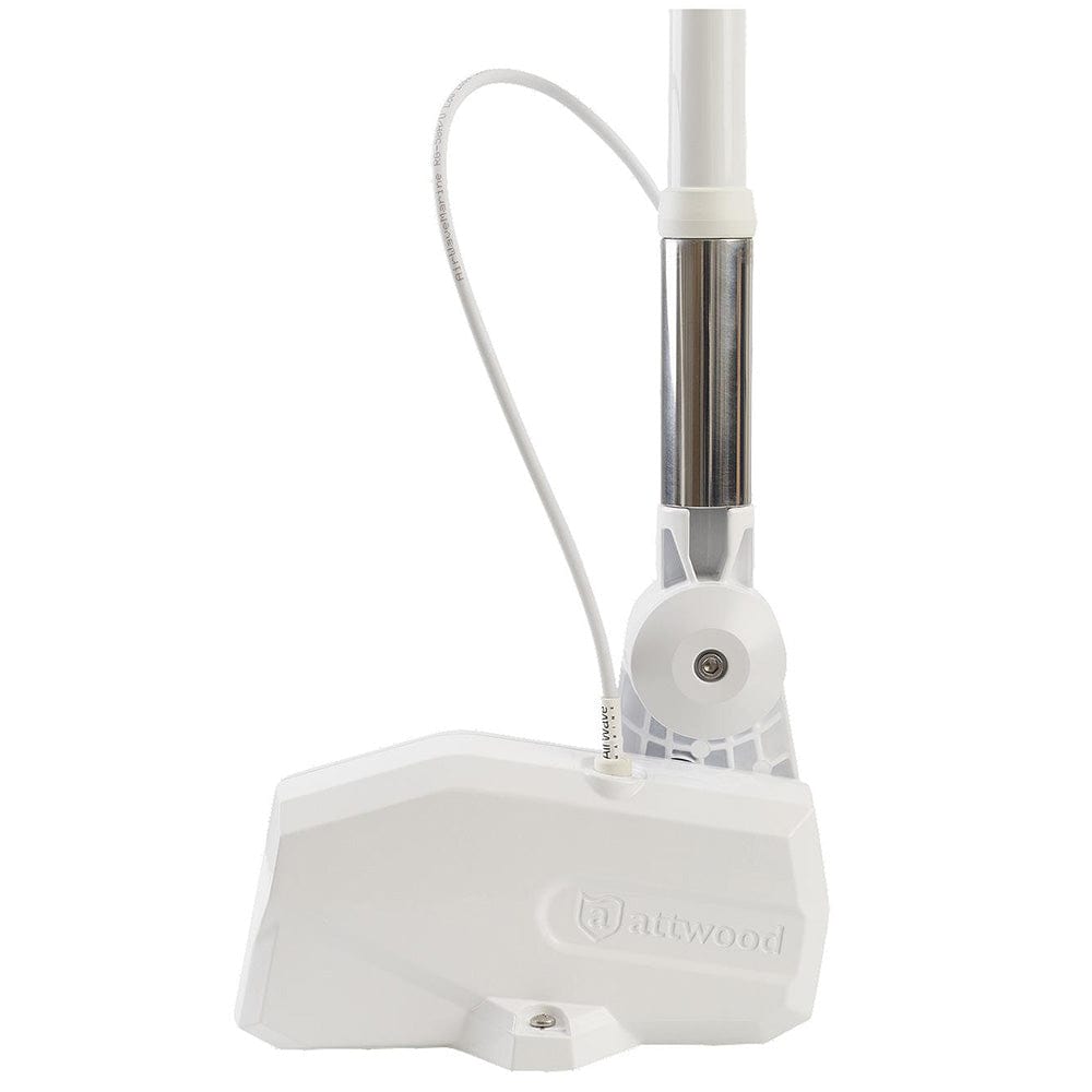 Attwood Marine Attwood PowerBase Antenna - White Powered Fold-Down Antenna Base Communication