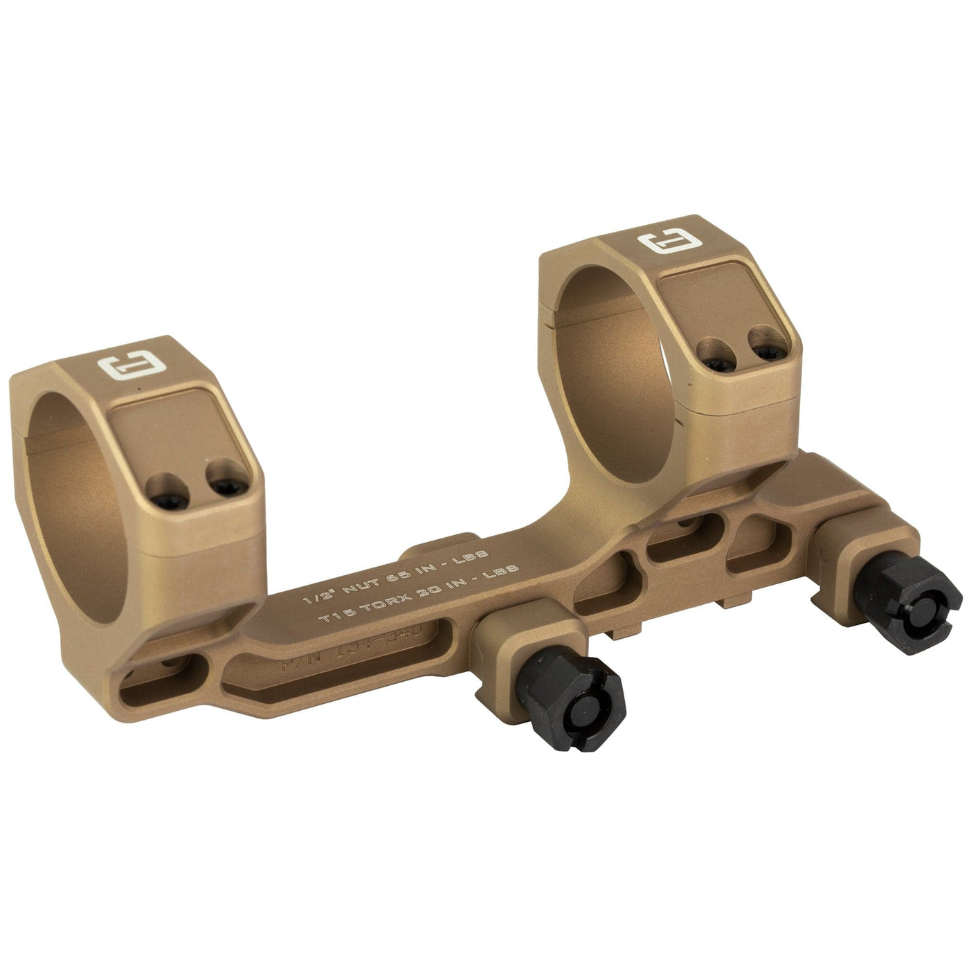 Badger Ordnance Badger Com Mount 34mm Blk 1.54" / Tan Scope Mounts