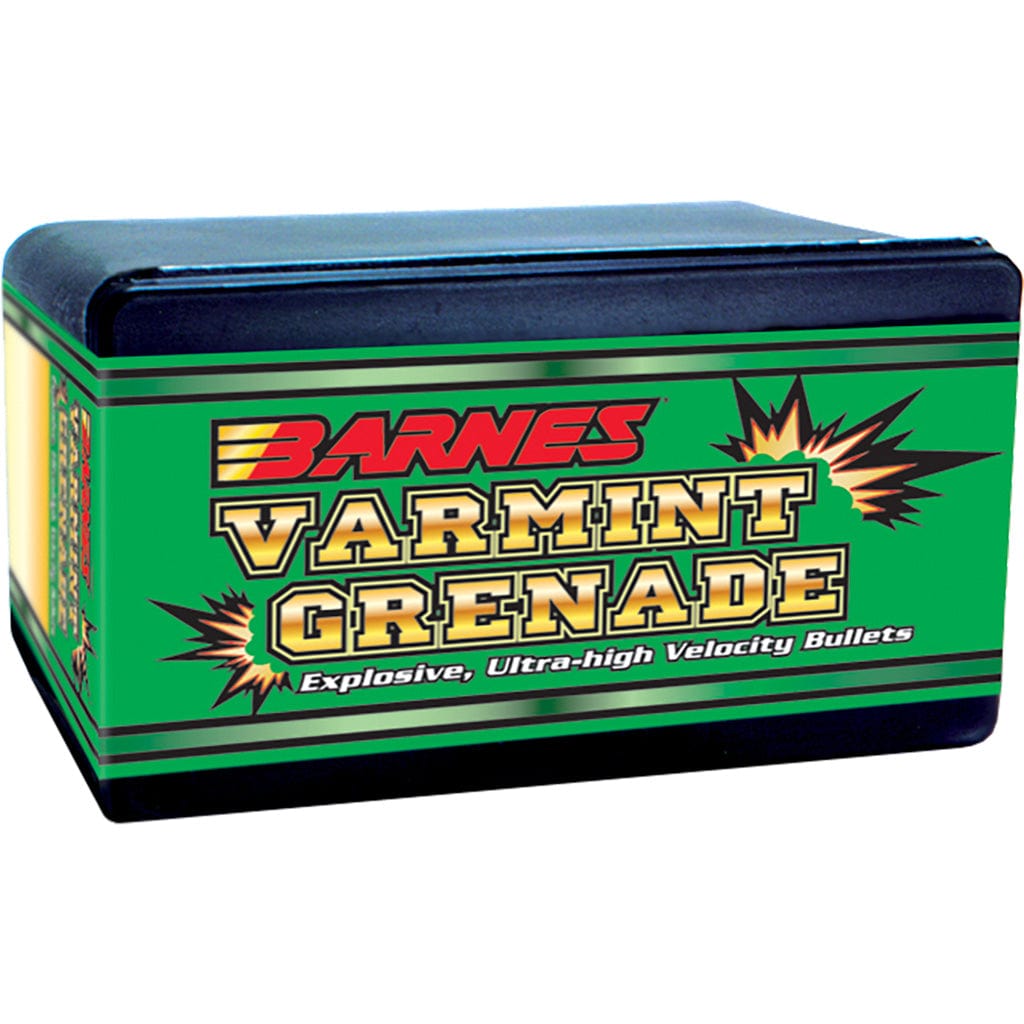 Barnes Barnes Varmint Grenade Bullets 20 Cal. 26 Gr. 100 Pack Reloading
