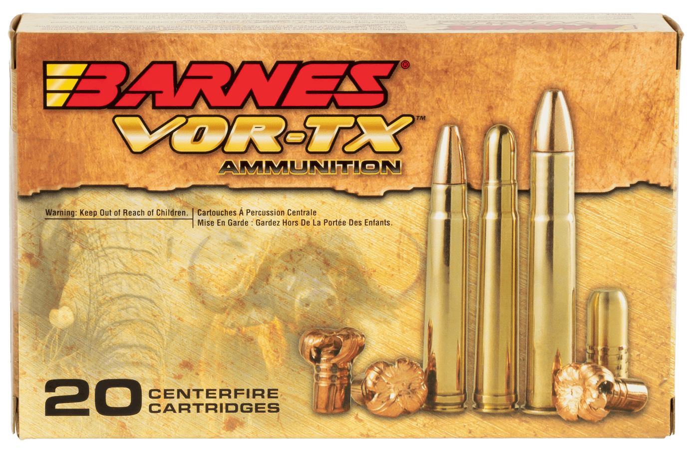 Barnes Bullets Barnes Bullets Vor-tx, Brns 22014 Bb375hh1    375h&h    300 Tsx Fb  20/10 Ammo