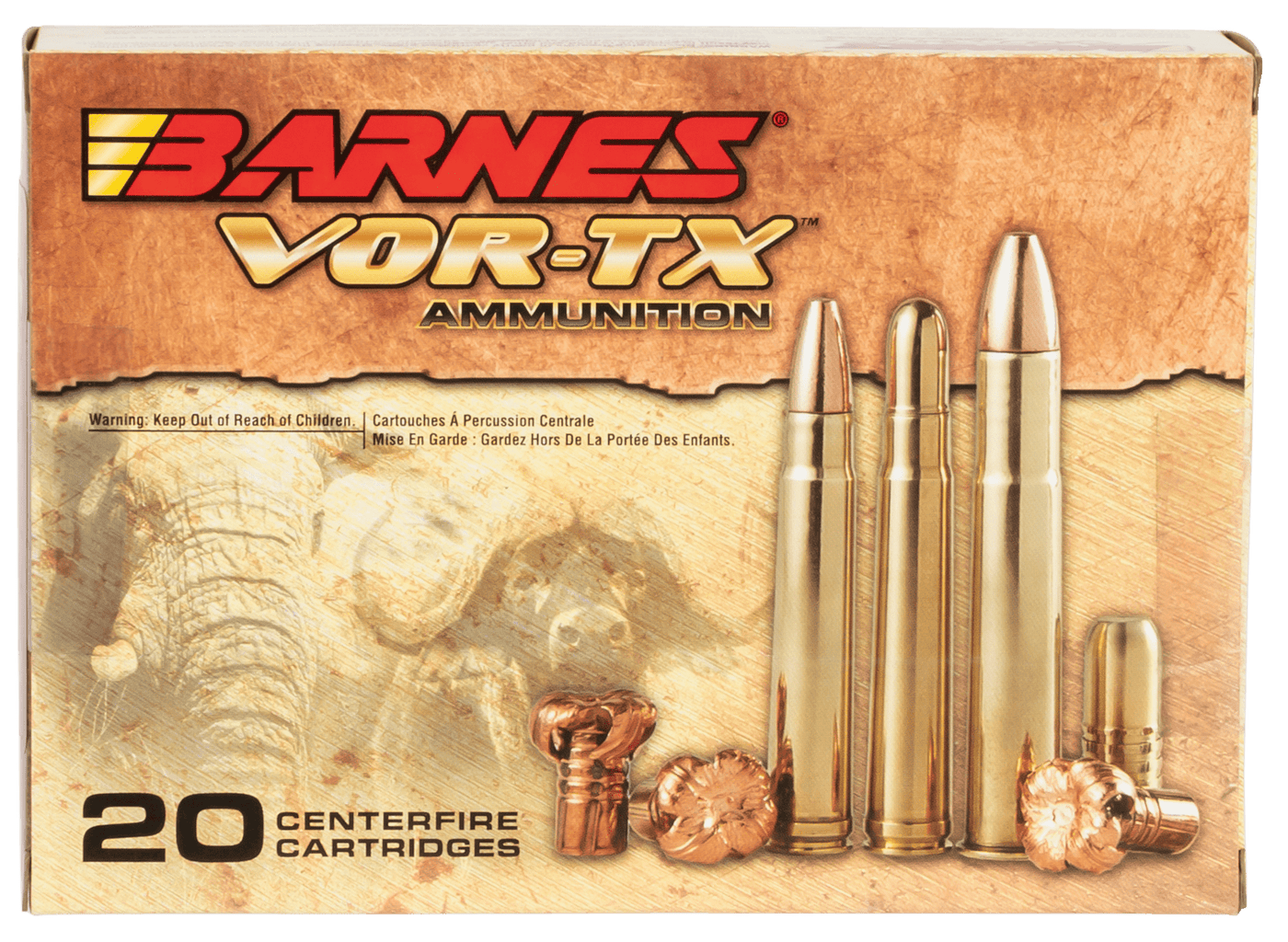 Barnes Bullets Barnes Bullets Vor-tx Safari, Brns 22027 Bb458lott1  458lott   500 Tsx Fb  20/10 Ammo