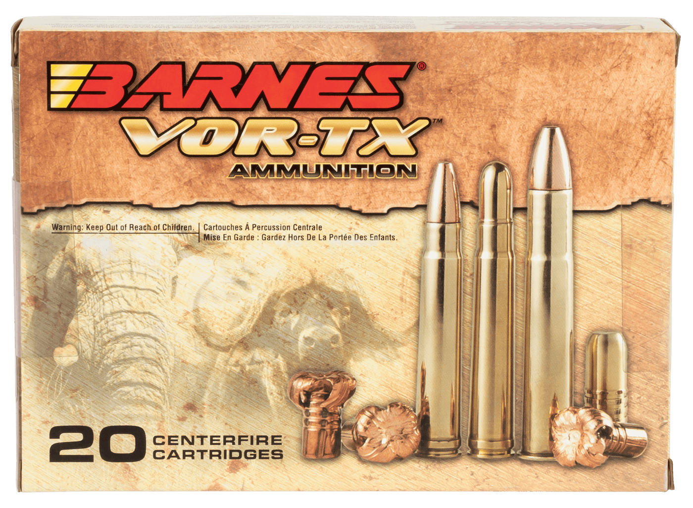 Barnes Bullets Barnes Bullets Vor-tx Safari, Brns 22030 Bb470ne1    470nitro  500 Tsx Fb  20/10 Ammo