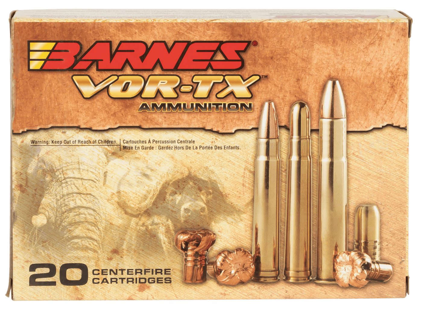 Barnes Bullets Barnes Bullets Vor-tx Safari, Brns 22033 Bb500ne2    500nitro  570 Solrn   20/10 Ammo