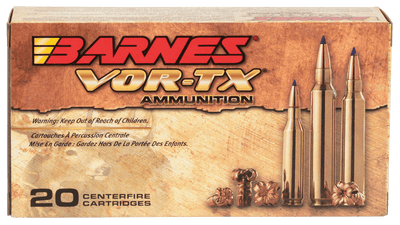 Barnes Bullets Barnes Vor-tx 7mm-08 120gr - 20rd 10bx/cs Ttsx Bt Ammo
