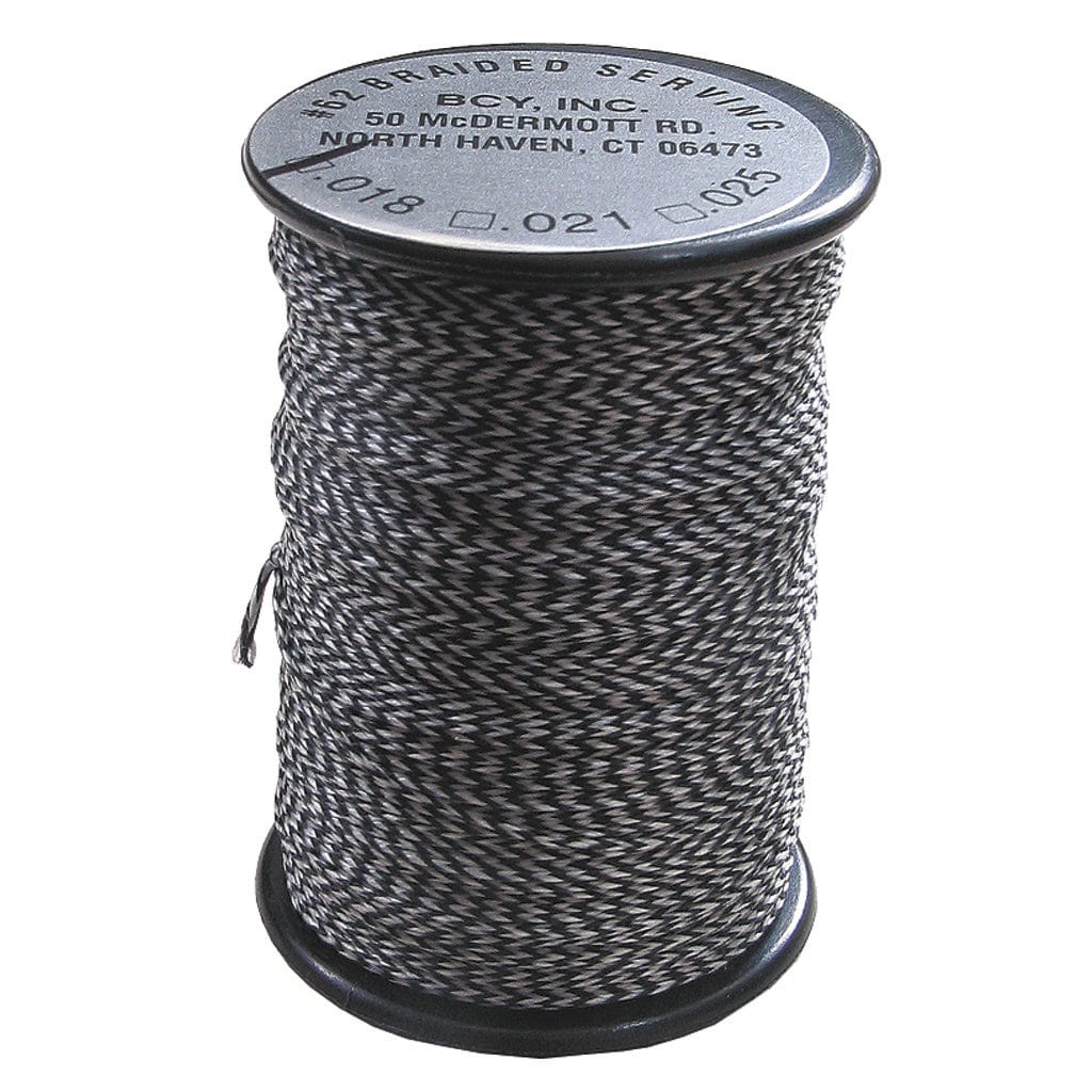 Bcy Bcy 62 Braided Center Serving Black/white .021 75 Yds. String Making