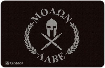 BECK TEK, LLC (TEKMAT) Tekmat Armorers Bench Mat - 11"x17" Molon Labe Flag Gun Care