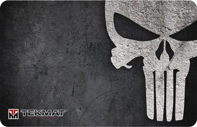 BECK TEK, LLC (TEKMAT) Tekmat Armorers Bench Mat - 11"x17" Punisher Black Gun Care