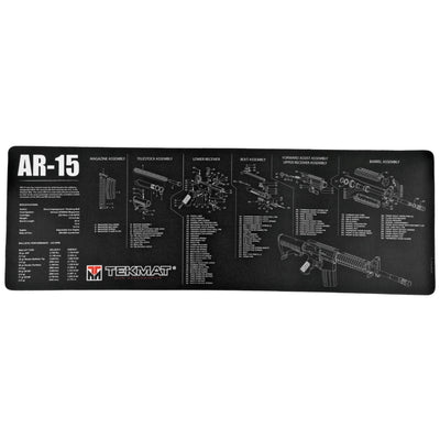 BECK TEK, LLC (TEKMAT) Tekmat Armorers Bench Mat - 12"x36" Ar-15 Black Gun Care