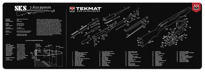 BECK TEK, LLC (TEKMAT) Tekmat Armorers Bench Mat - 12"x36" Sks Rifle Gun Care