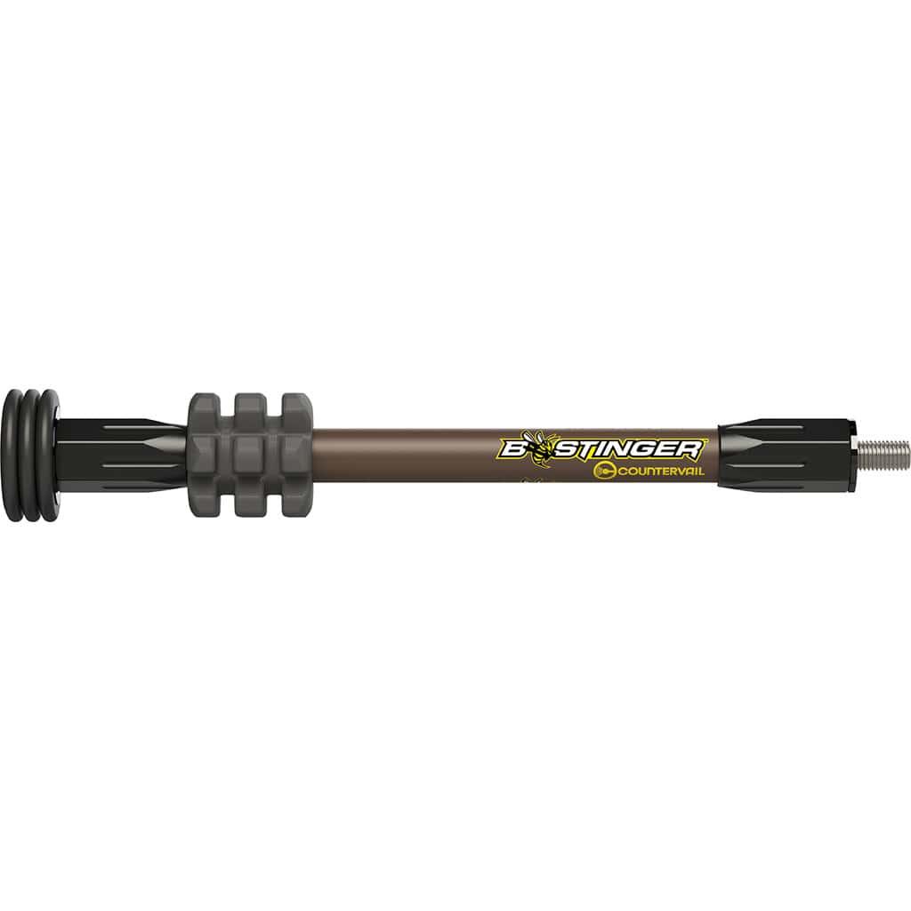 Bee Stinger Bee Stinger Microhex Stabilizer Brown 6 In. Stabilizers
