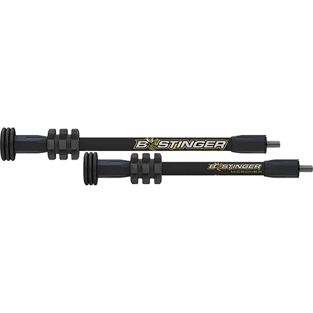 Bee Stinger Bee Stinger Microhex Stabilizer Kit Matte Black 10 In./8 In. Stabilizers