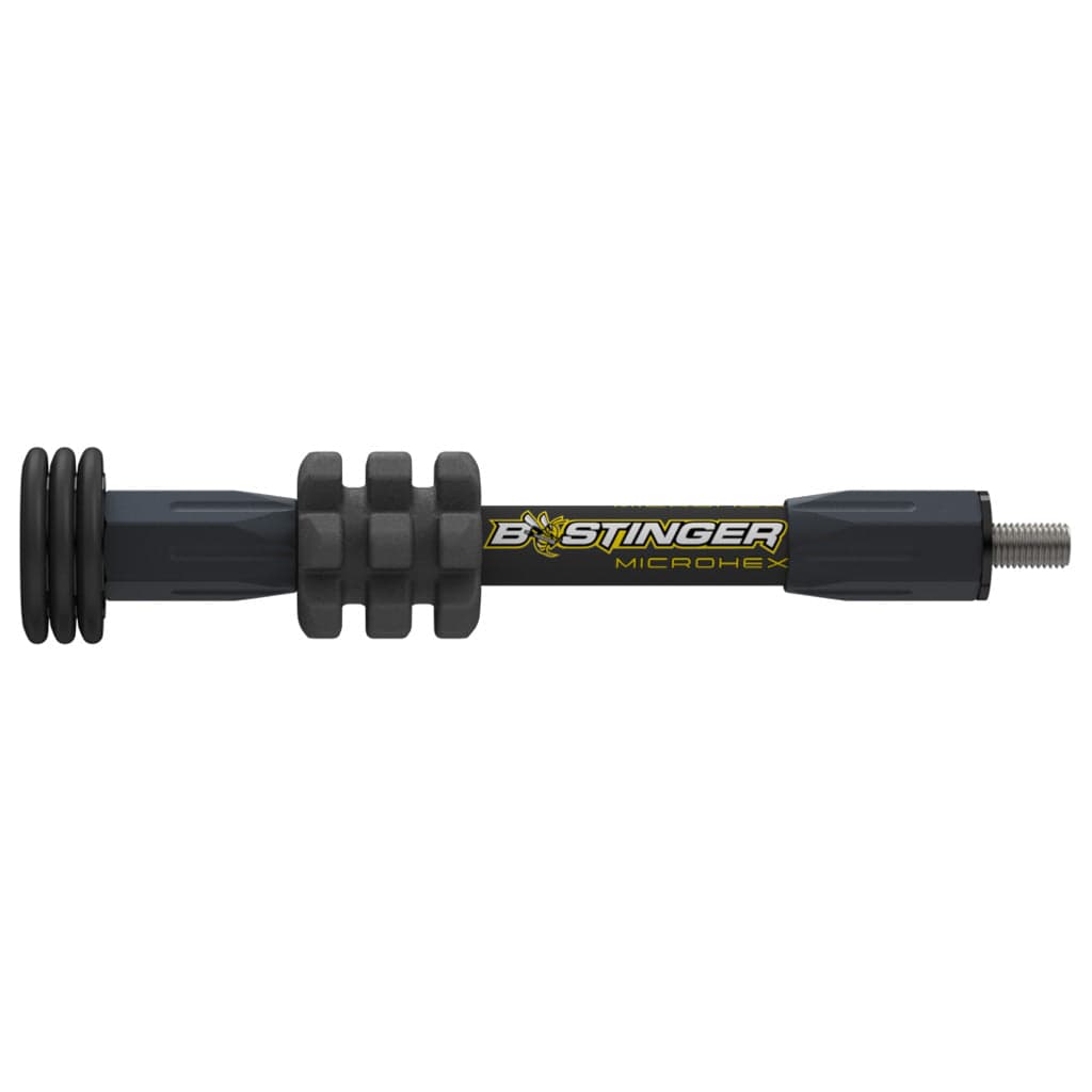 Bee Stinger Bee Stinger Microhex Stabilizer Matte Black 6 In. Archery Accessories