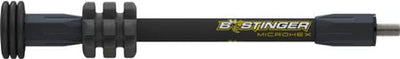Bee Stinger Bee Stinger Microhex Stabilizer Matte Black 8 In. Archery Accessories