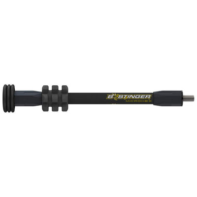 Bee Stinger Bee Stinger Microhex Stabilizer Matte Black 8 In. Archery Accessories