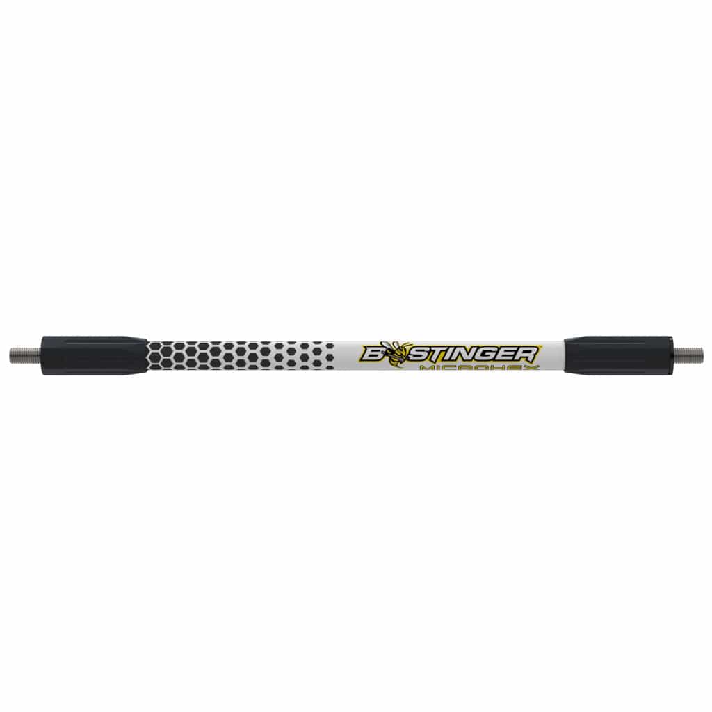 Bee Stinger Bee Stinger Microhex V-bar Black/white 15 In Stabilizers