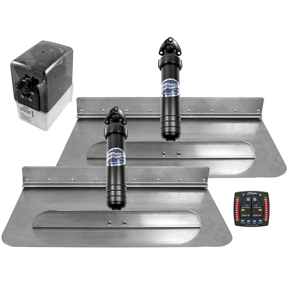 Bennett Marine Bennett 2412ATP 24 x 12 Hydraulic Trim Tabs w/ATP Boat Outfitting