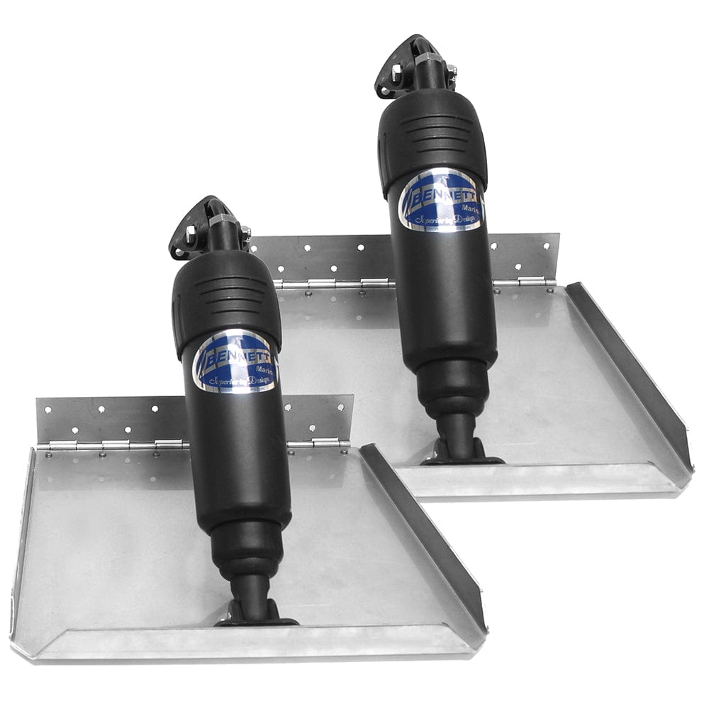 Bennett Marine Bennett BOLT 1212ED Electric - Edge Mount Limited Space Trim Tab Kit - 12V - 12" x 12" Boat Outfitting