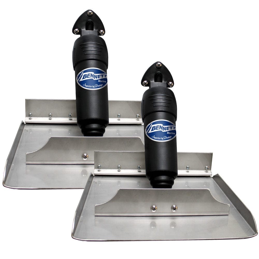 Bennett Marine Bennett BOLT 12x12 Electric Trim Tab System - Control Switch Required Boat Outfitting