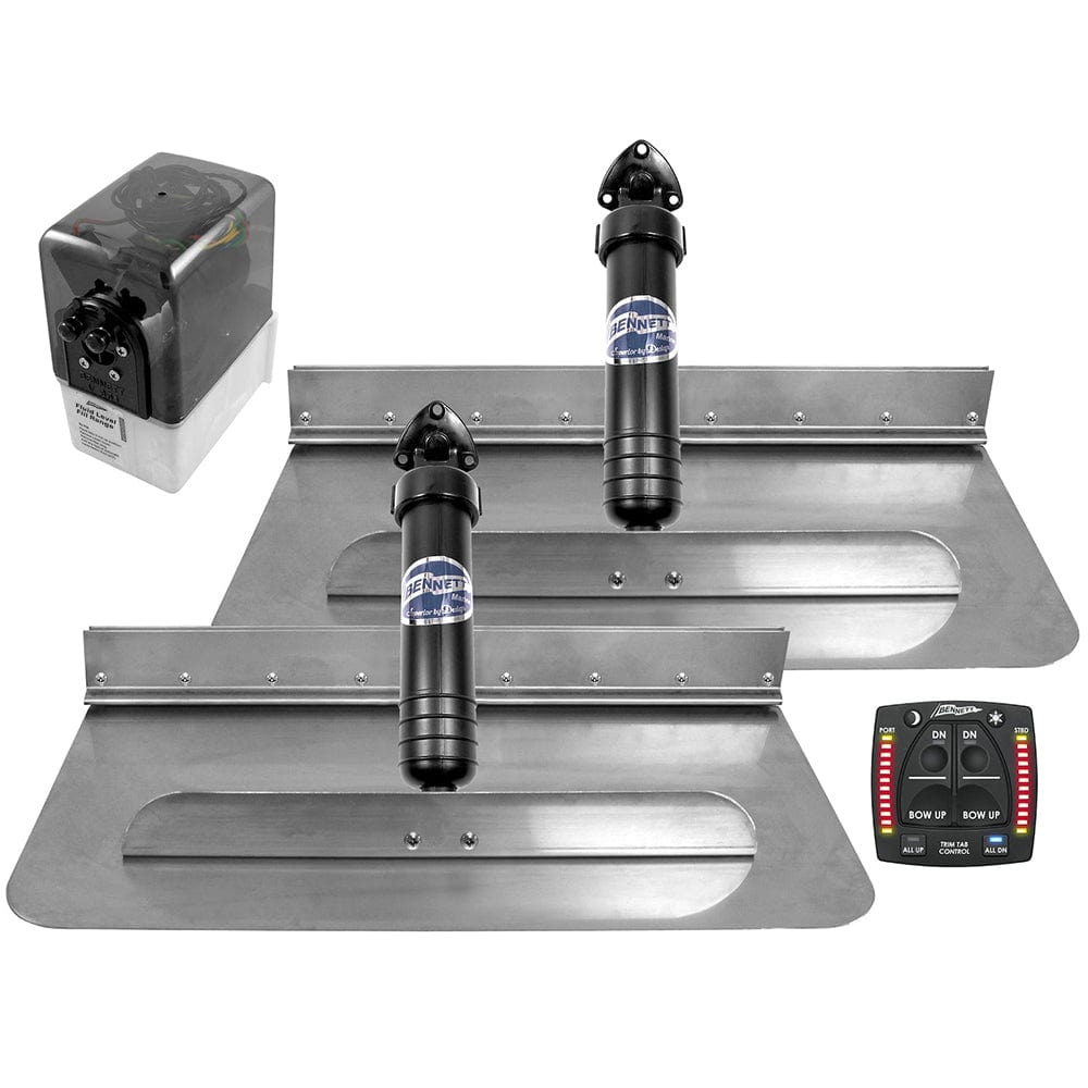 Bennett Marine Bennett Marine 24x12 Hydraulic Trim Tab System w/One Box Indication Boat Outfitting