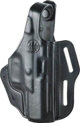 Beretta Beretta Holster Apx Belt Slide - Thumb Break Rh Leather Black Holsters And Related Items