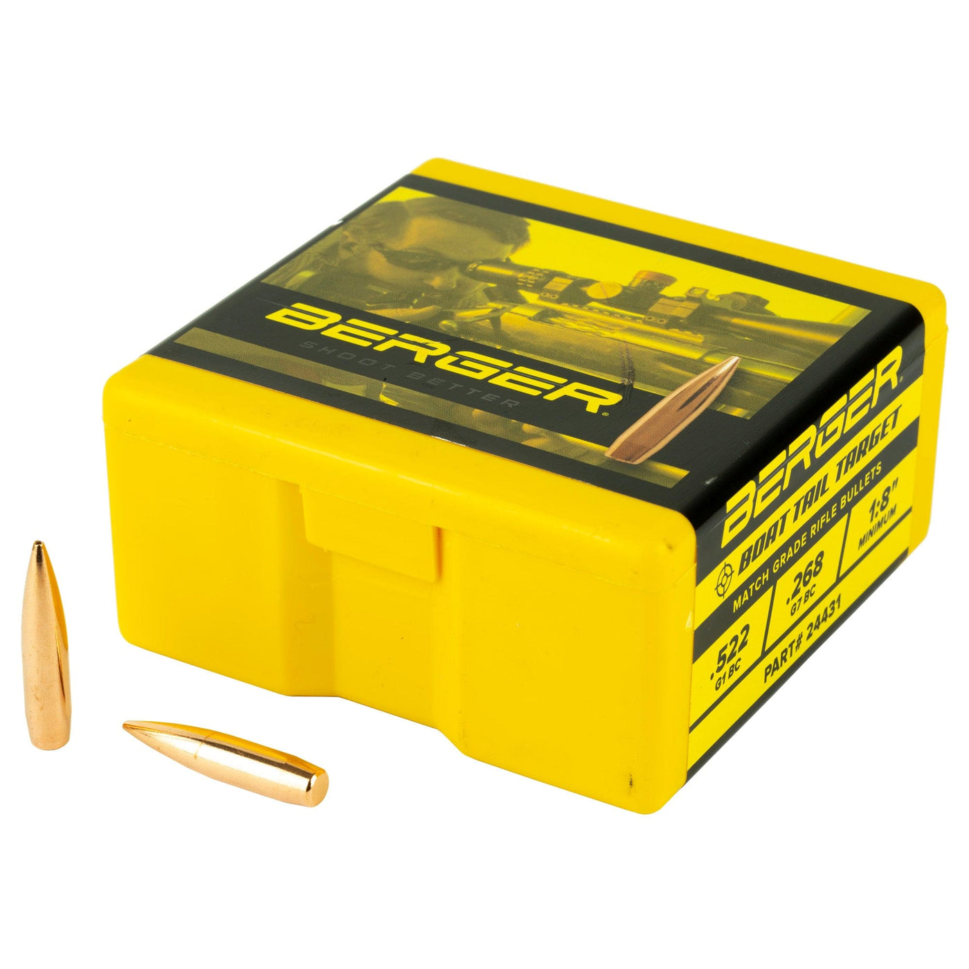 Berger Bullets Berger .243 108g Trgt Bt 100ct Reloading