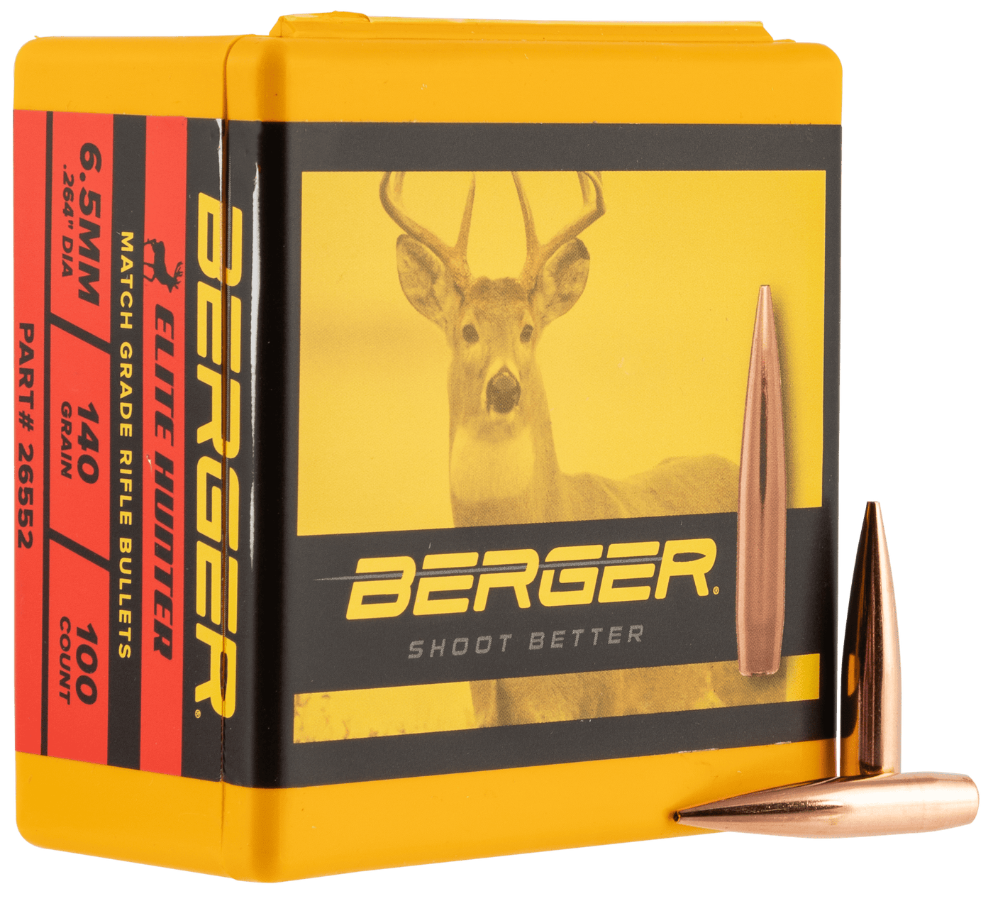 Berger Bullets Berger 6.5mm 140g Elite Hunter 100ct Reloading