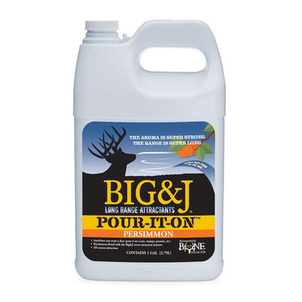 Big And J Big And J Pour-it-on Persimmon Liquid Attractant 1 Gal. Feeders and Attractants