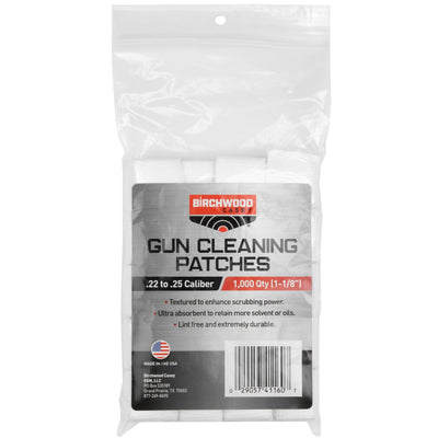 Birchwood Casey Birchwood Casey Cleaning Patch Square 1.5 In. .26-.30 Cal. 750 Pk. Cleaning Equipment