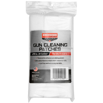 Birchwood Casey Birchwood Casey Cleaning Patch Square 1.5 In. .26-.30 Cal. 750 Pk. Cleaning Equipment