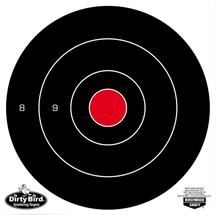Birchwood Casey Birchwood Casey Dirty Bird Target Bullseye 8 In. 25 Pk. Targets