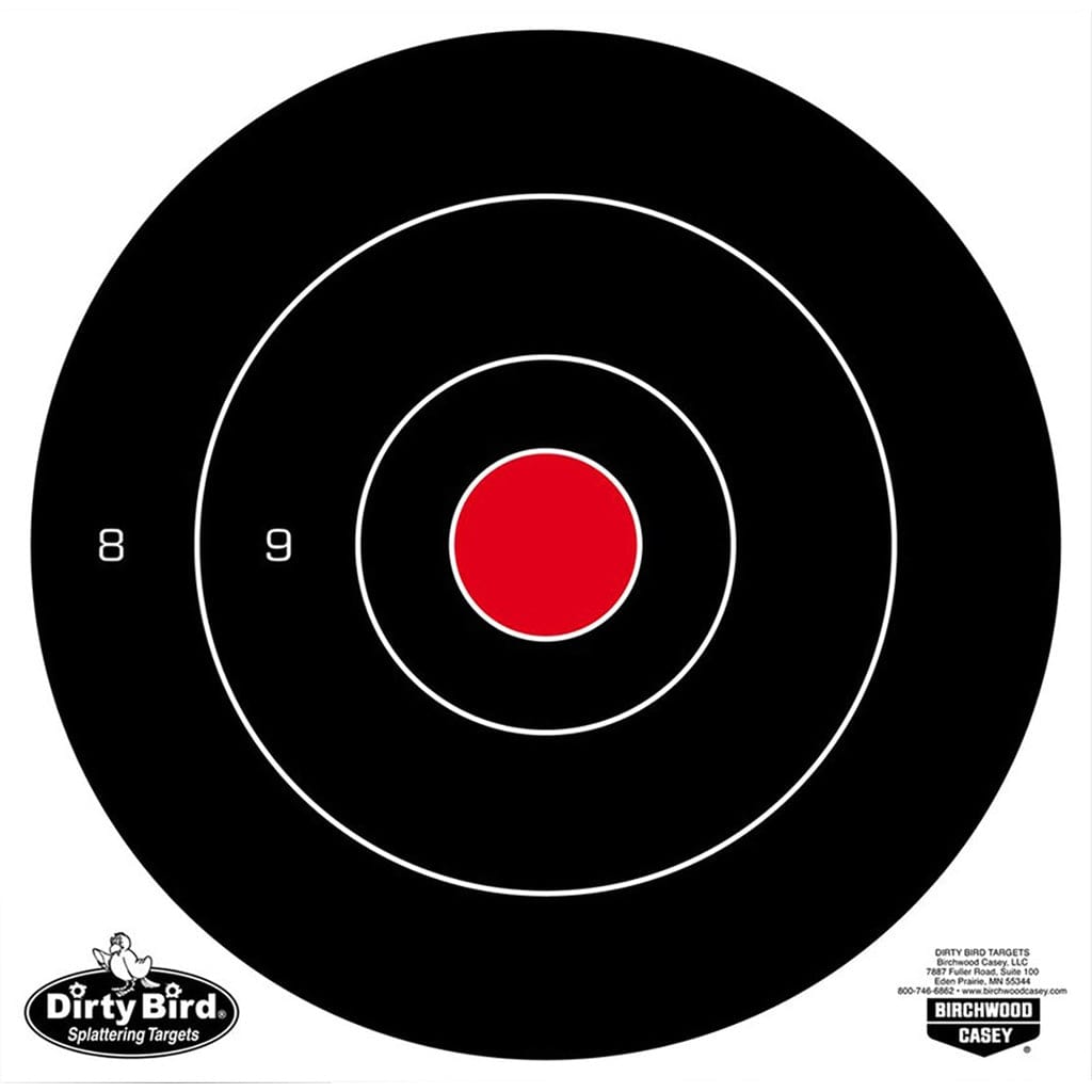 Birchwood Casey Birchwood Casey Dirty Bird Target Bullseye 8 In. 25 Pk. Targets