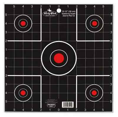 Birchwood Casey Birchwood Casey Dirty Bird Target Sight-in 12 In. 12 Pk. Targets