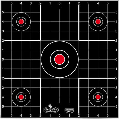 Birchwood Casey Birchwood Casey Dirty Bird Target Sight-in 12 In. 12 Pk. Targets