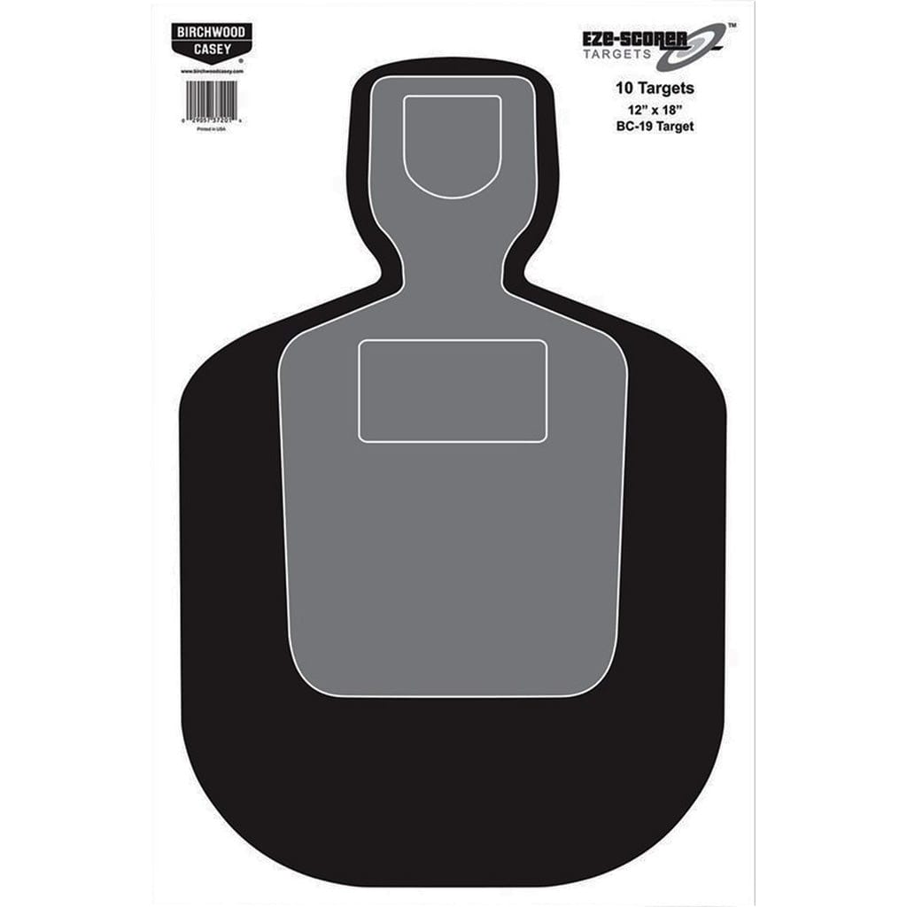 Birchwood Casey Birchwood Casey Eze-scorer Target Bc-19 Silhouette 12x18in. 10 Pk. Targets And Traps