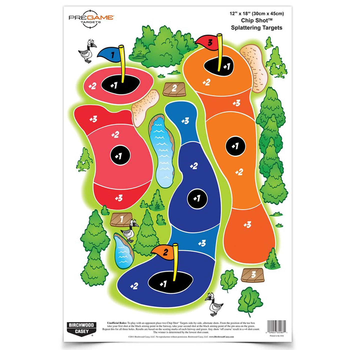 Birchwood Casey Birchwood Casey PREGAME Chip Shot 12x18 Splattering 8PK Shooting