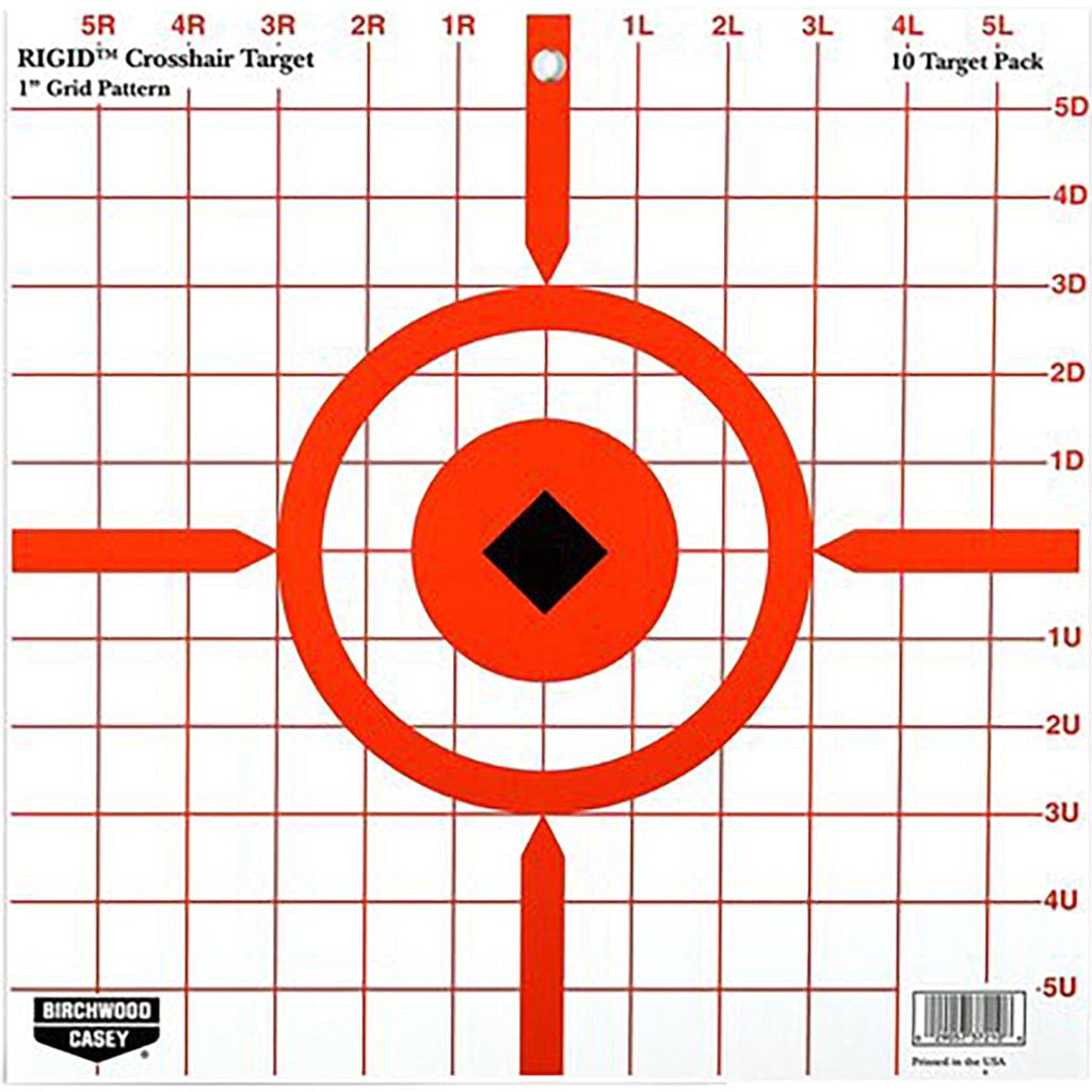Birchwood Casey Birchwood Casey Rigid Crosshair Target Sight-in 12 In. 10 Pk. Targets