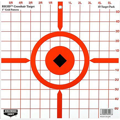 Birchwood Casey Birchwood Casey Rigid Crosshair Target Sight-in 12 In. 10 Pk. Targets
