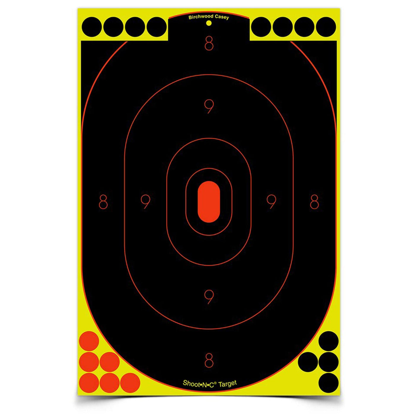 Birchwood Casey Birchwood Casey Shoot-n-c Target Oval Silhouette 12x18 In. 5 Pk. Targets