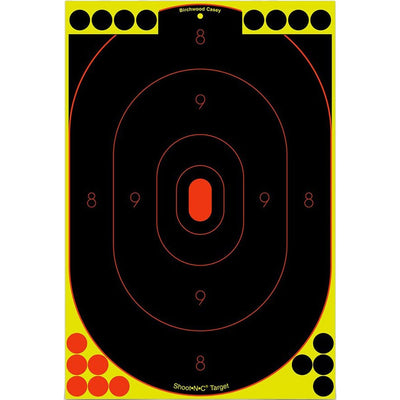 Birchwood Casey Birchwood Casey Shoot-n-c Target Oval Silhouette 12x18 In. 5 Pk. Targets
