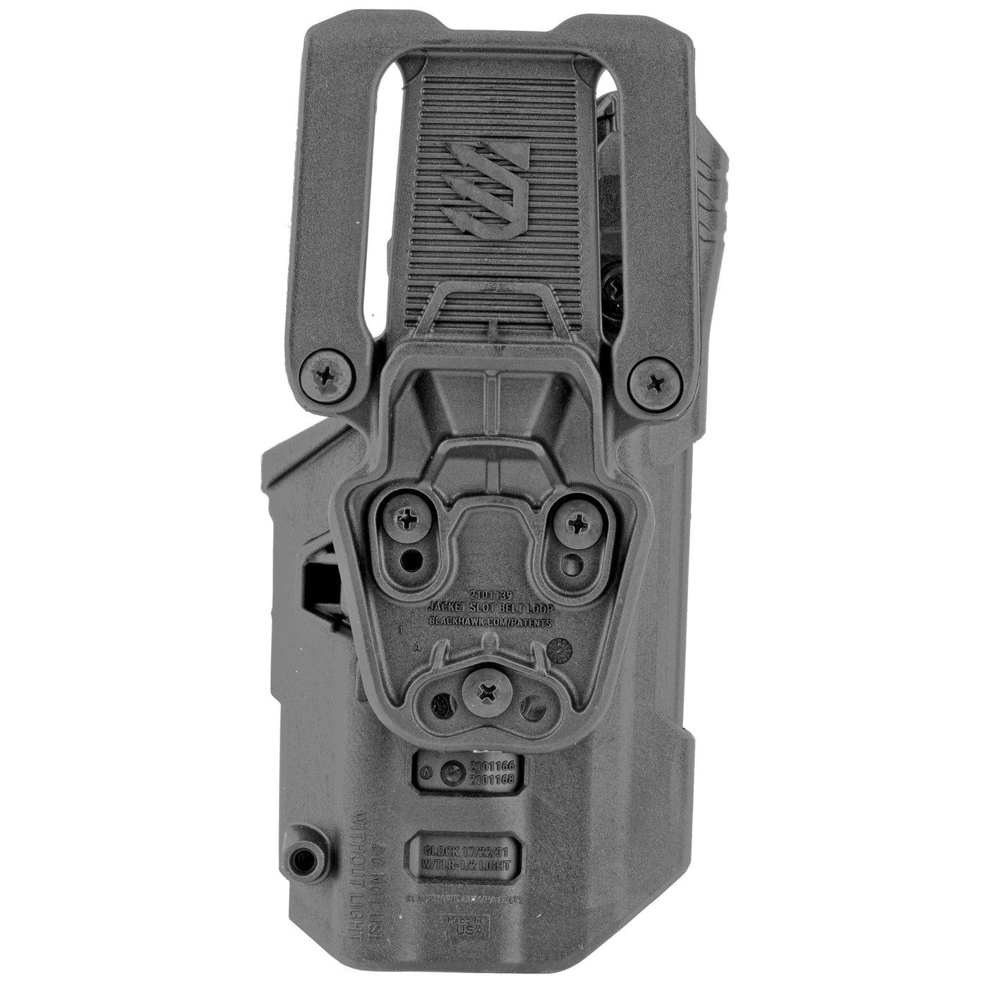 BLACKHAWK Bh T-ser L2d For Glk17/tlr1/2 Bk Left Hand Holsters