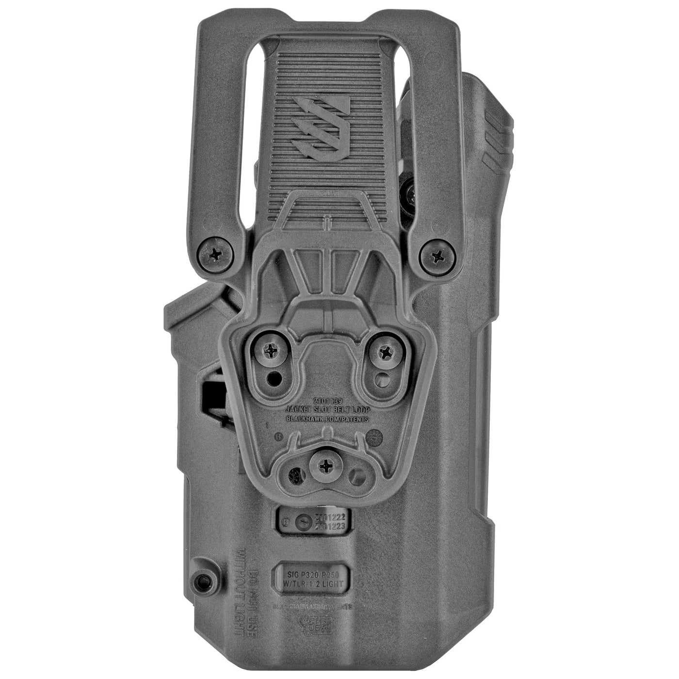 BLACKHAWK Bh T-ser L2d Sig P320/tlr1/2 Bk Left hand Holsters