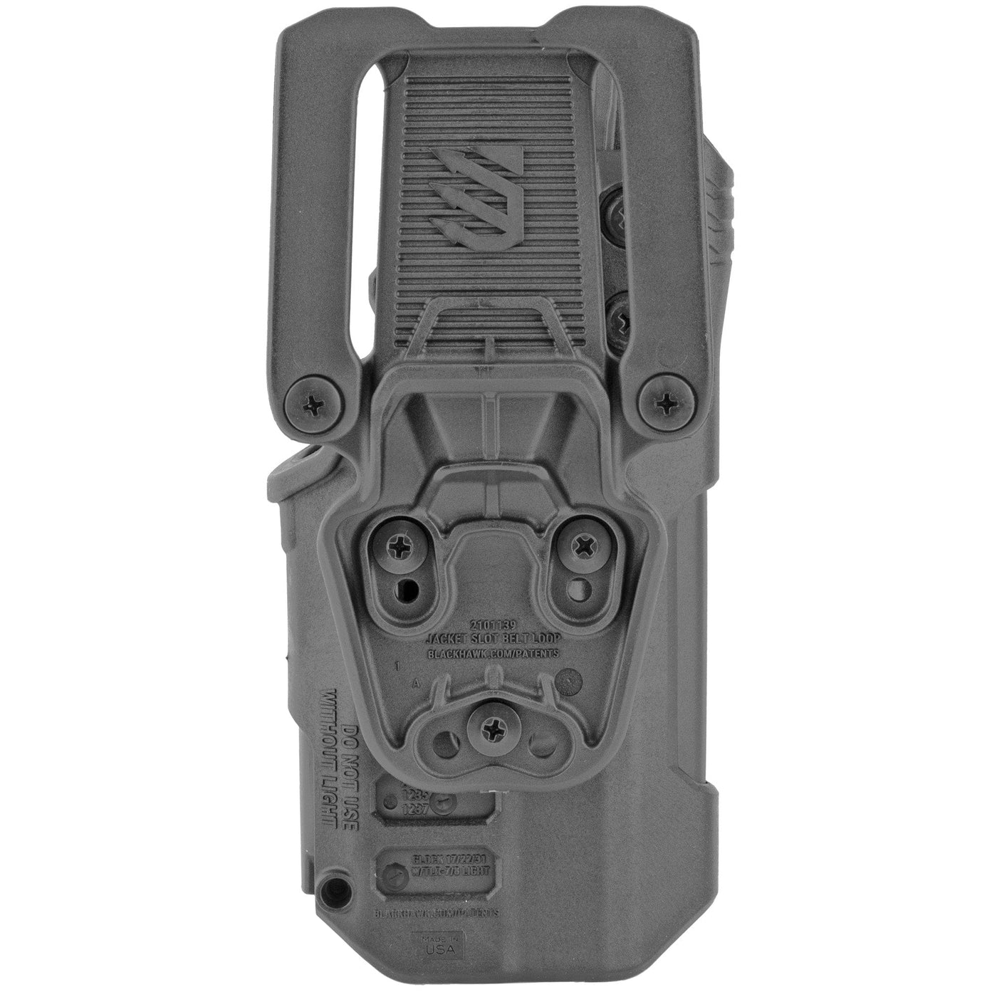 BLACKHAWK Bh T-ser L3d For Glk17/tlr7 Bk Left hand Holsters