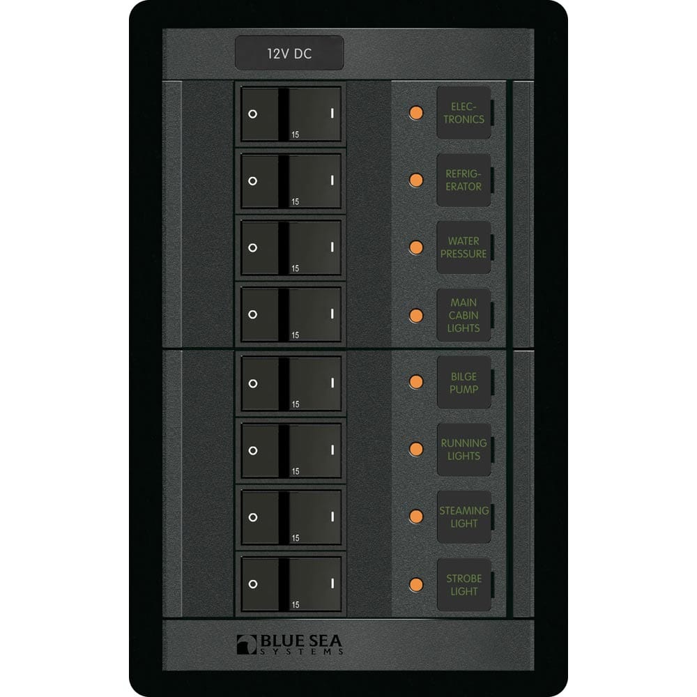 Blue Sea Systems Blue Sea 1200 12V DC 8 Position - Vertical Electrical