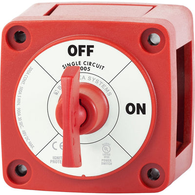 Blue Sea Systems Blue Sea 6005 m-Series (Mini) Battery Switch Single Circuit ON/OFF Electrical