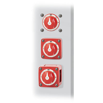 Blue Sea Systems Blue Sea 6008 M-Series Battery Switch 3 Position - Red Electrical