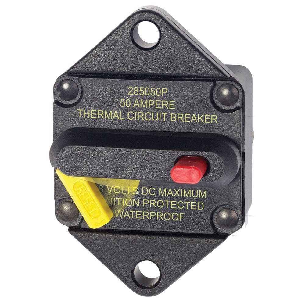 Blue Sea Systems Blue Sea 7083 50 Amp Circuit Breaker Panel Mount 285 Series Electrical