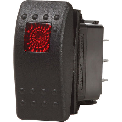 Blue Sea Systems Blue Sea 7943 Contura II Switch SPDT - (ON)-OFF-ON - Black Electrical